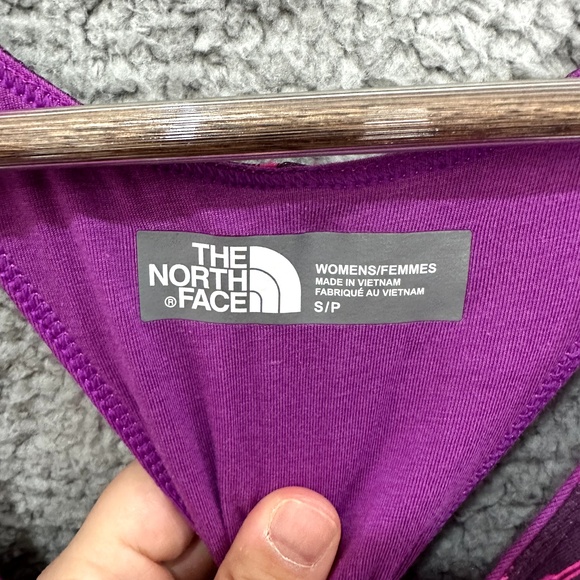 The North Face Racerback Mini Dress Womens Small Purple Ruched Athletic Tennis - Picture 2 of 6